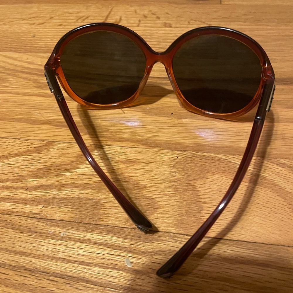 Chrome Hearts Oversized Round Sunglasses in Tortoiseshell Brown - Picture 3 of 5